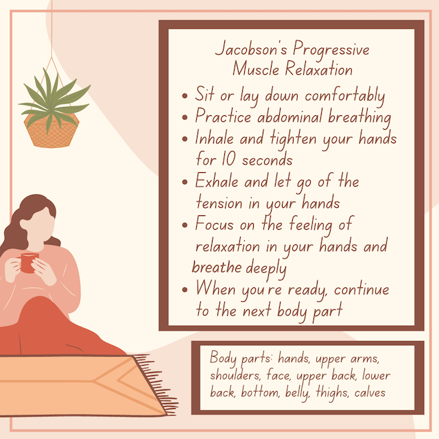 Jacobson: progressive muscle relaxation - relaxation - relaxation technique - abdominal breathing - body awareness - jacobson - relaxation method - free initial session - muscle relaxation